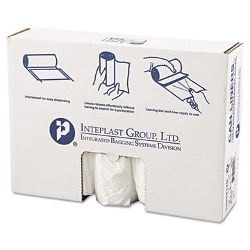 Inteplast Group High-density Interleaved Commercial Can Liners, 45 Gal, 12 Microns, 40" X 48", Clear, 250-carton freeshipping - TVN Wholesale